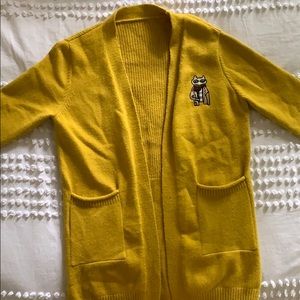 Mustard Yellow Cardigan